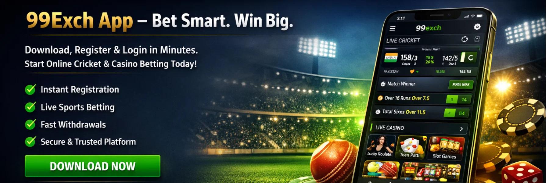 99Exch App – Download, Register, Login & Start Betting Online