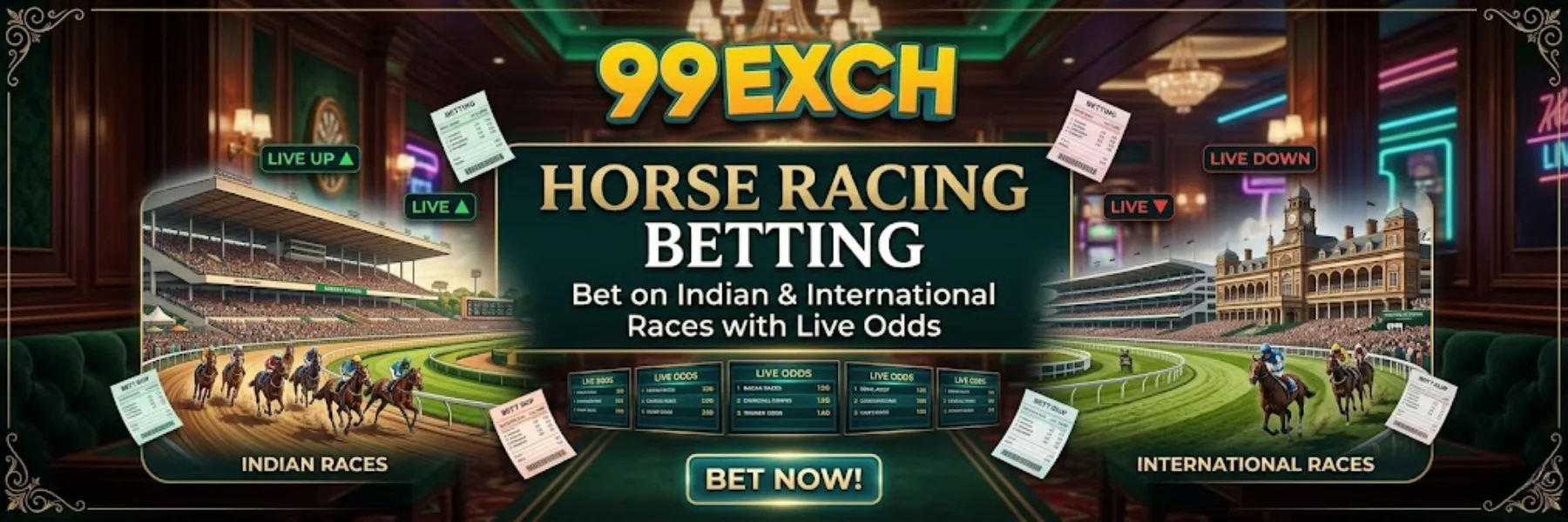 99Exch Horse Racing Betting – Bet on Indian & International Races with Live Odds
